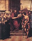 Giovanni Canvas Paintings - San Giovanni Crisostomo and Saints
